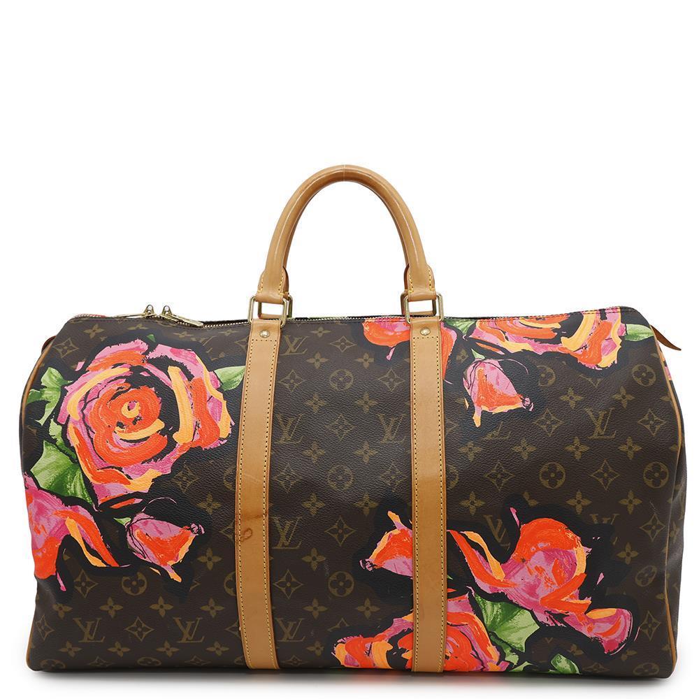 LOUIS VUITTON Keepall BrownM48605 Monogram?Rose Size 50