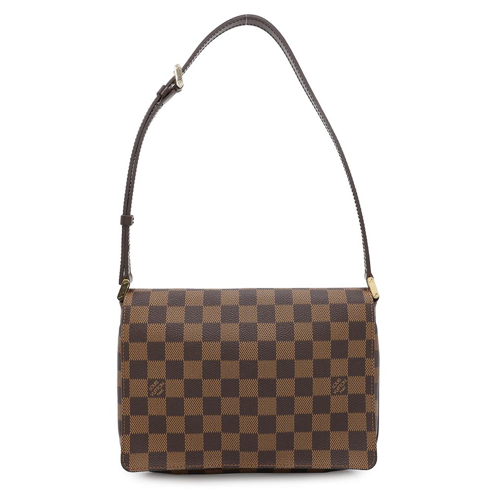 LOUIS VUITTON Mtte Tango Short Shoulder OrangeN51255 Damier Ebene Canvas Size short