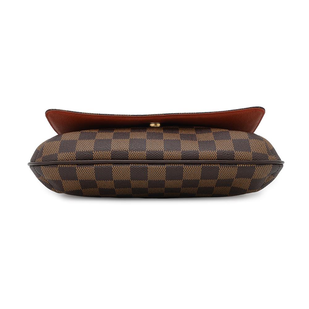 LOUIS VUITTON Mtte Tango Short Shoulder OrangeN51255 Damier Ebene Canvas Size short