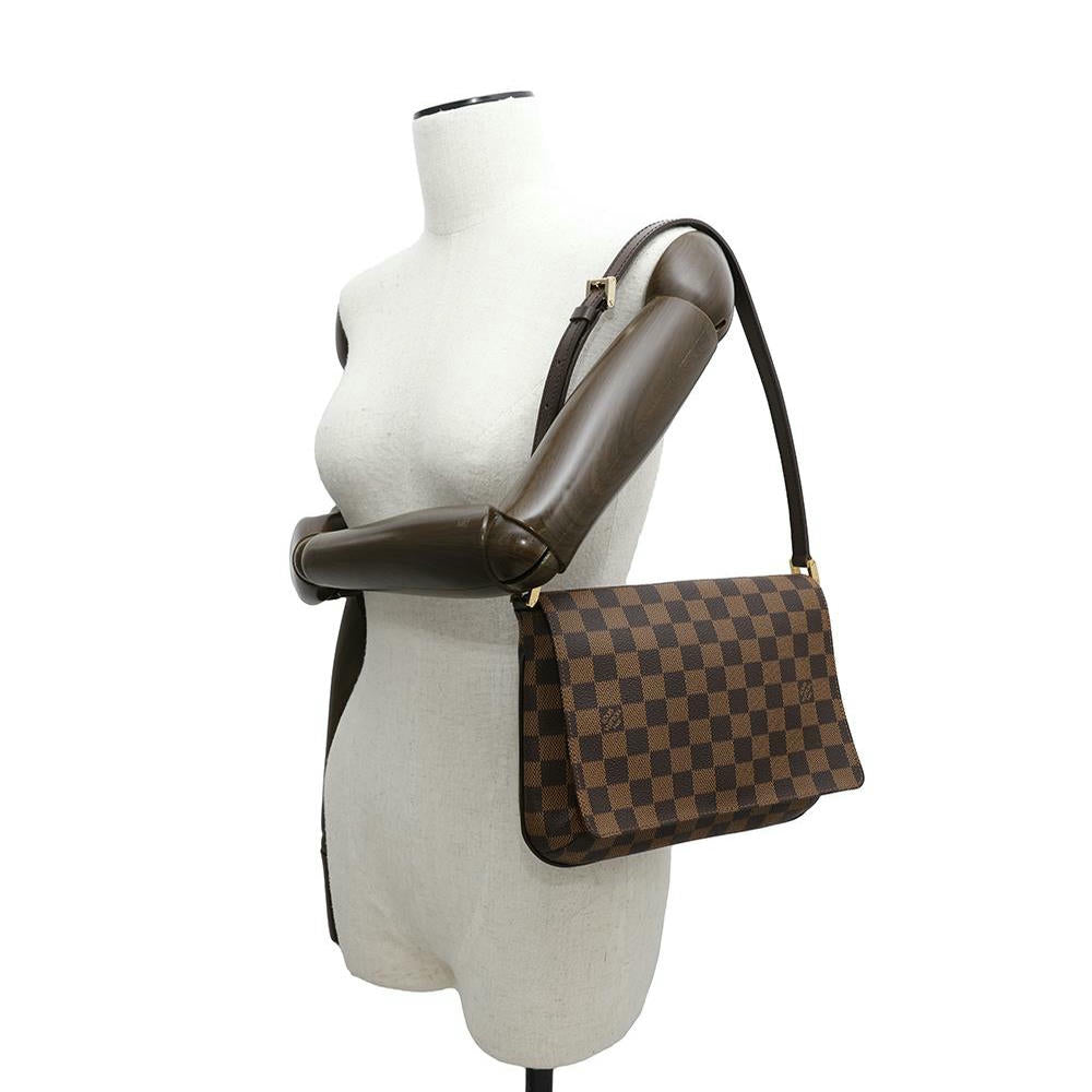 LOUIS VUITTON Mtte Tango Short Shoulder OrangeN51255 Damier Ebene Canvas Size short