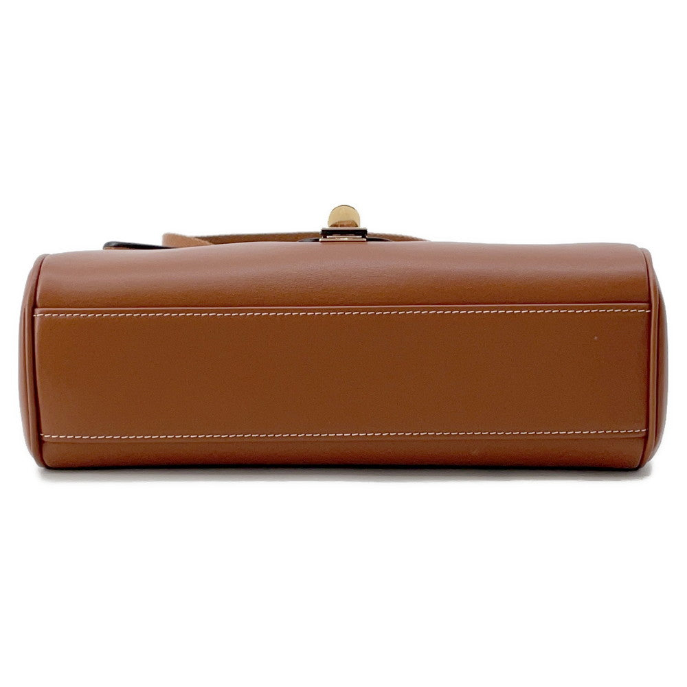 CELINE Teen Soft 16 (Season) Shoulder Tan LU Calf Leather