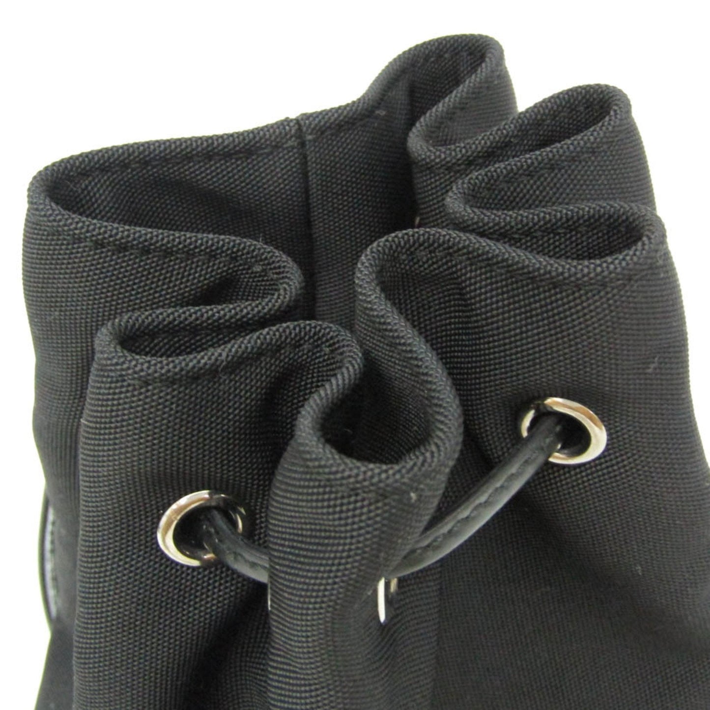 Gucci Nylon Leather Canvas Clutch