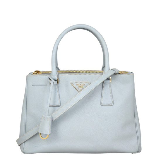Prada Saffiano Lux Galleria Double Zip Tote Small