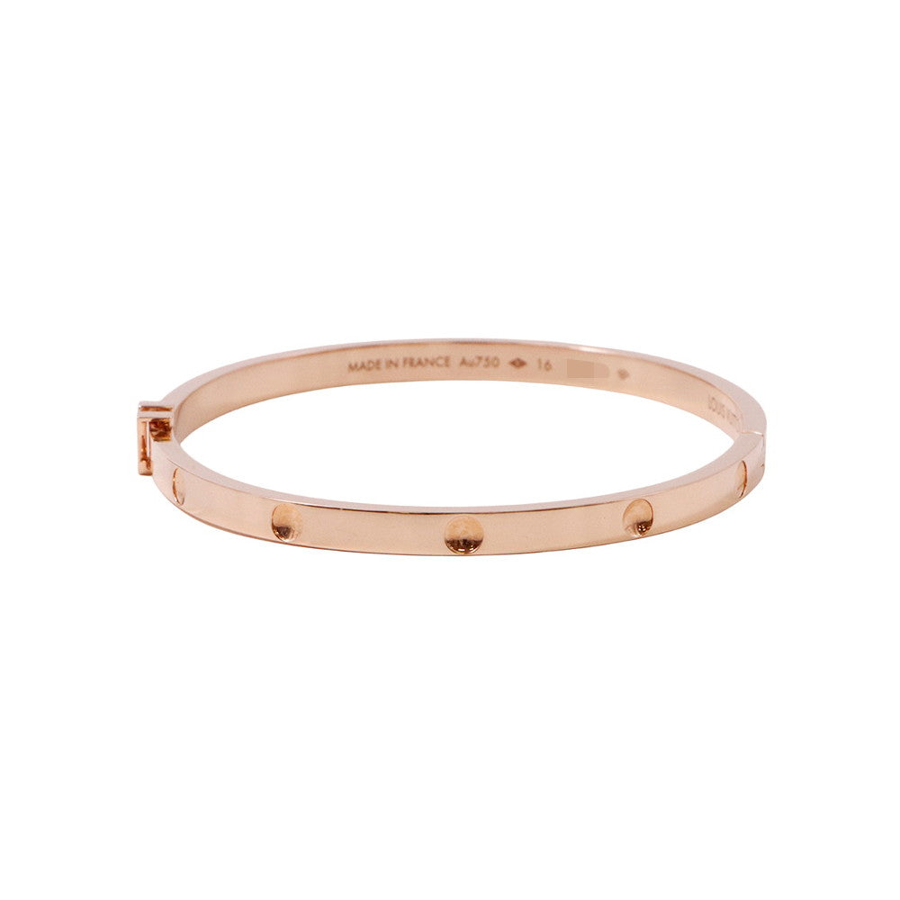 LOUIS VUITTON Bangle Empreinte Size M/ Pink Gold