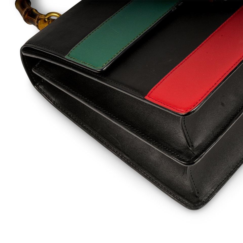 Gucci Monogram Leather Top Handle Crossbody