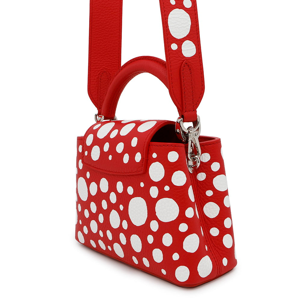 LOUIS VUITTON LV × YK Capucines Calf Leather Infinity Dot Size MINI