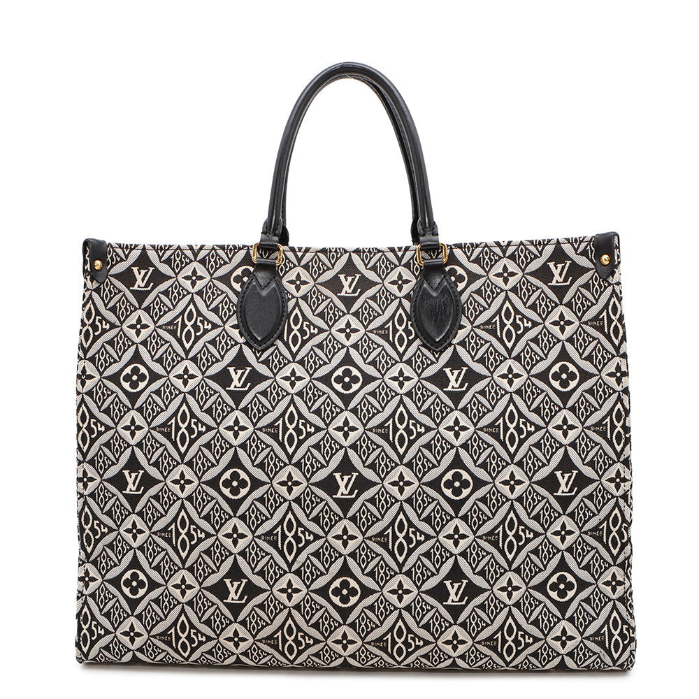 LOUIS VUITTON Onthego NoirM57207 Monogram / Jacquard Size GM