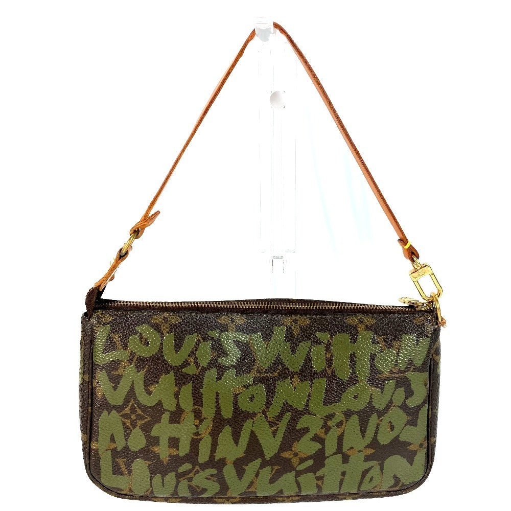 LOUIS VUITTON Shoulder Bag MonogramGraffitiCanvas khaki Monogram graffiti Pochette Accessoires Women