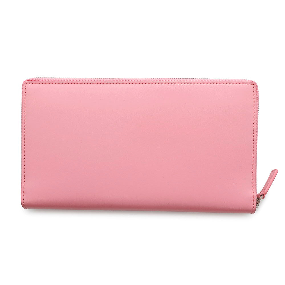 BALENCIAGA Essential Long Wallet Pink664041 Calf Leather