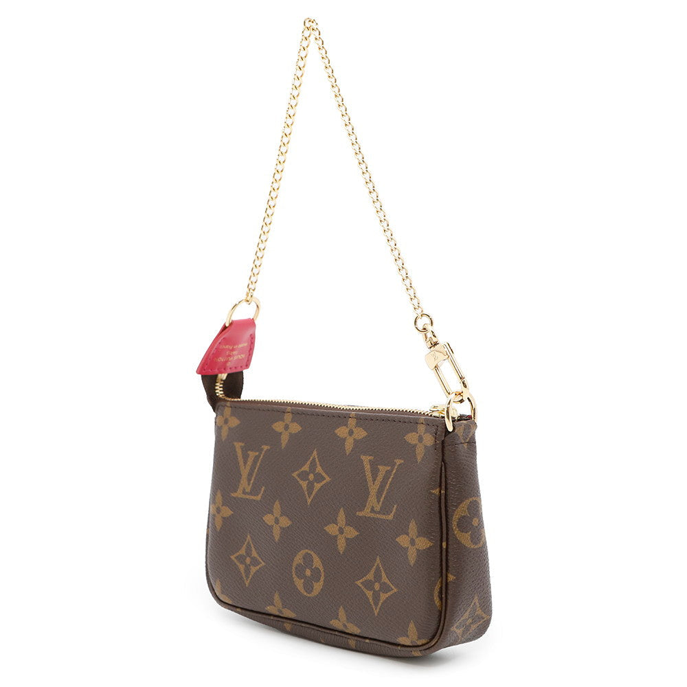 Designer Women's Crossbody Bag | LOUIS VUITTON Mini Pochette Accessoires PinkM69752 Monogram Vivienne