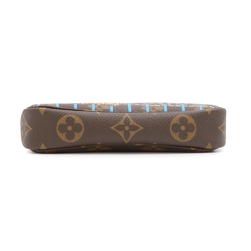 Designer Women's Crossbody Bag | LOUIS VUITTON Mini Pochette Accessoires PinkM69752 Monogram Vivienne
