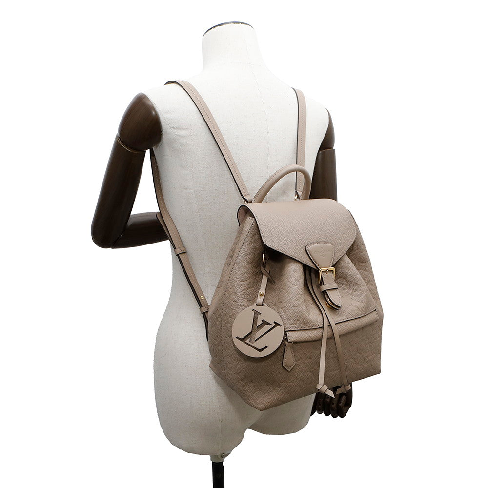Luxury Women's Handbag | LOUIS VUITTON Montsouris TourterelleM45410 Monogram Empreinte Leather Size PM