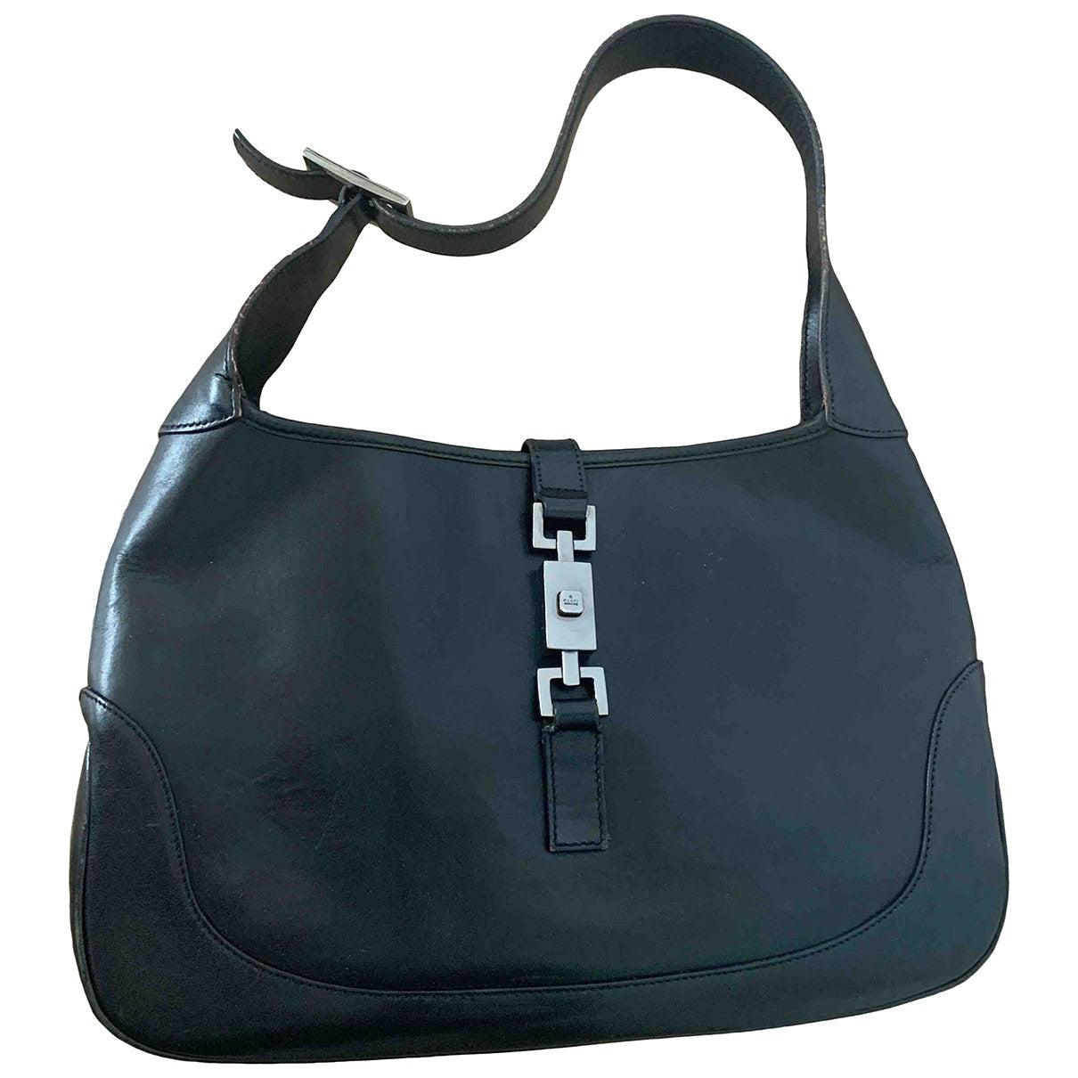 Gucci jackie black leather handbag