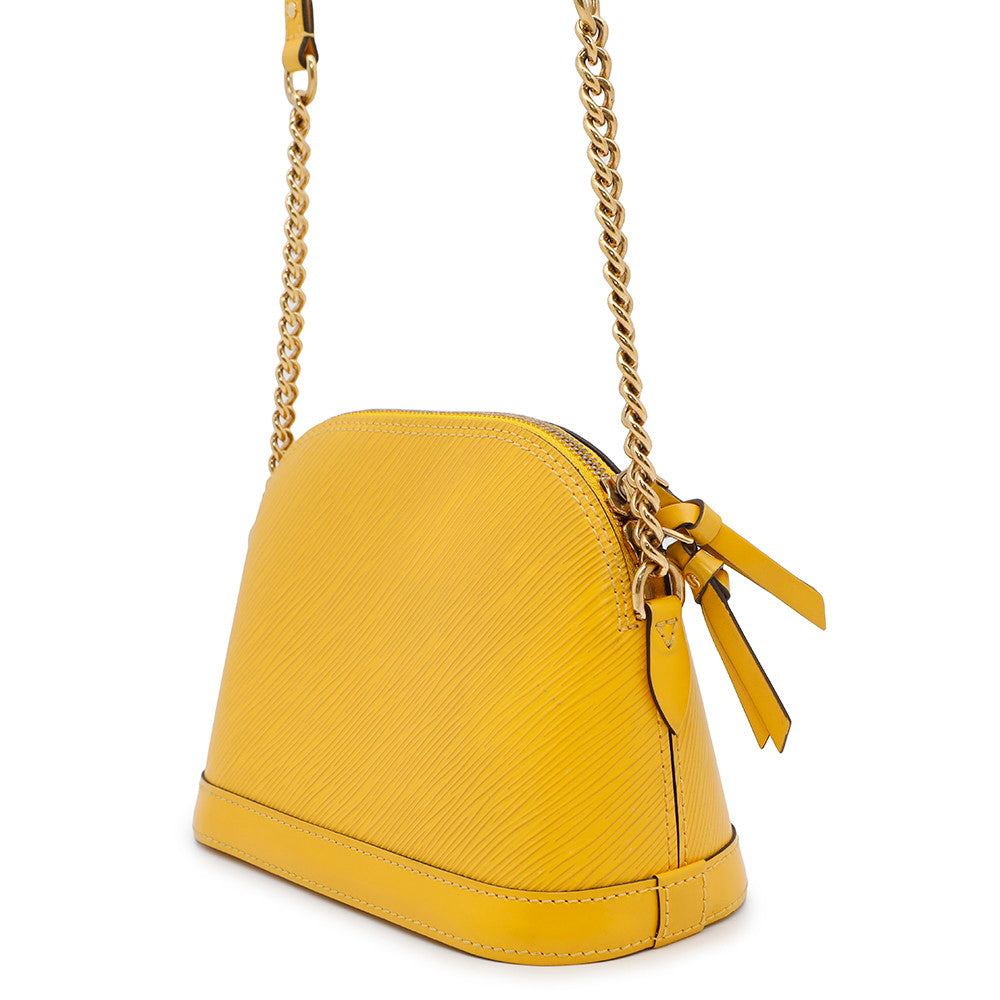 LOUIS VUITTON Alma MINI?Chain CitronM53119 Epi Leather