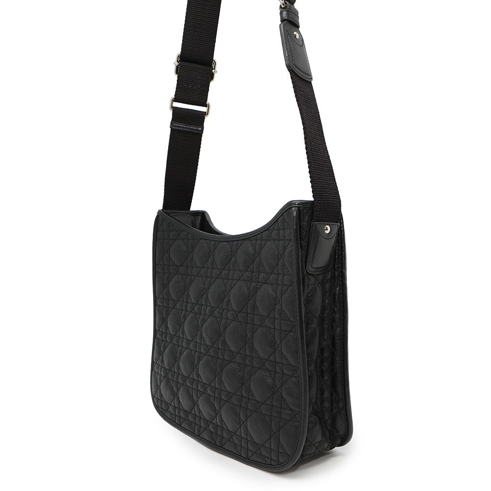 Dior Cannage Messenger BlackM1022PPCD Coating canvas