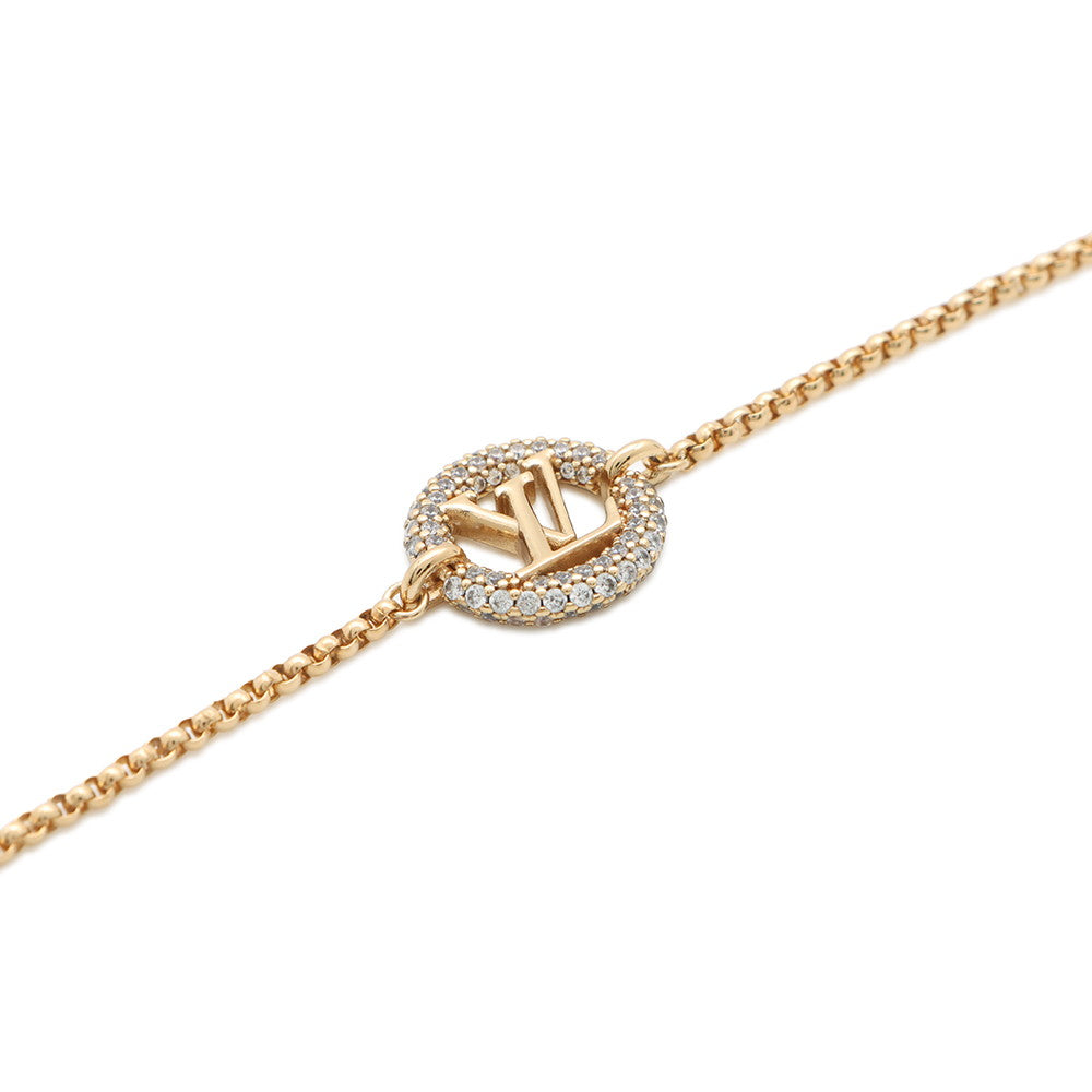 LOUIS VUITTON Bracelet Louise by NightM00758 Metal Rhinestone
