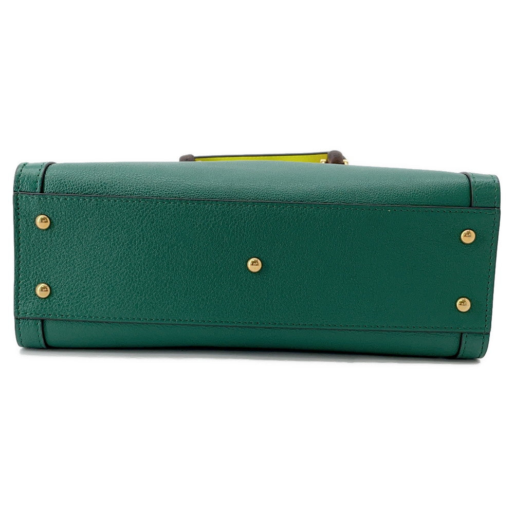 GUCCI Diana Handbag Green660195 Leather