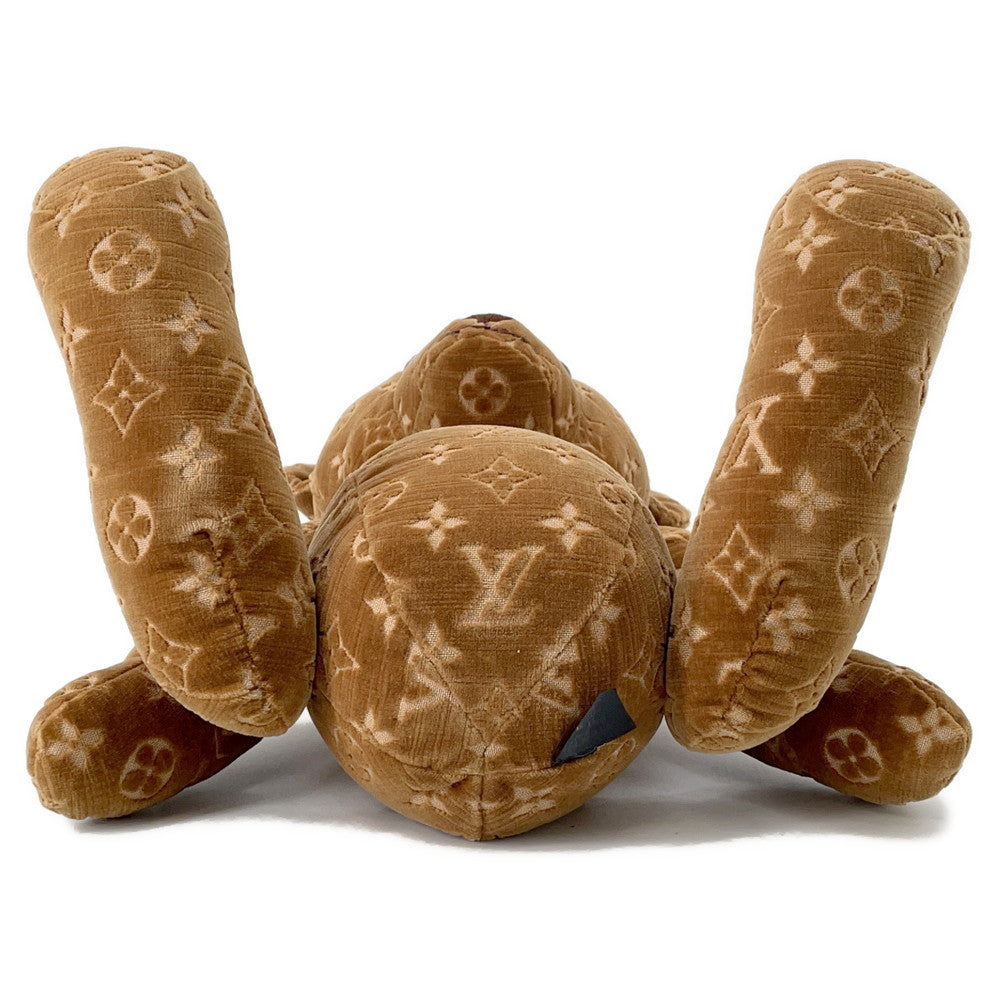 LOUIS VUITTON Doudou Teddy Bear_Limited to 500 pieces worldwide 2005 Stainless Steel BrownM99000 Velour