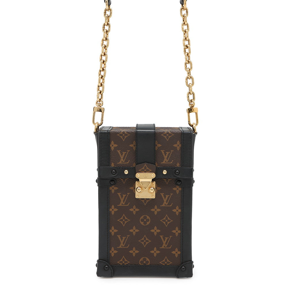 LOUIS VUITTON Pochette?Trunk Vertical NoirM63913 Monogram