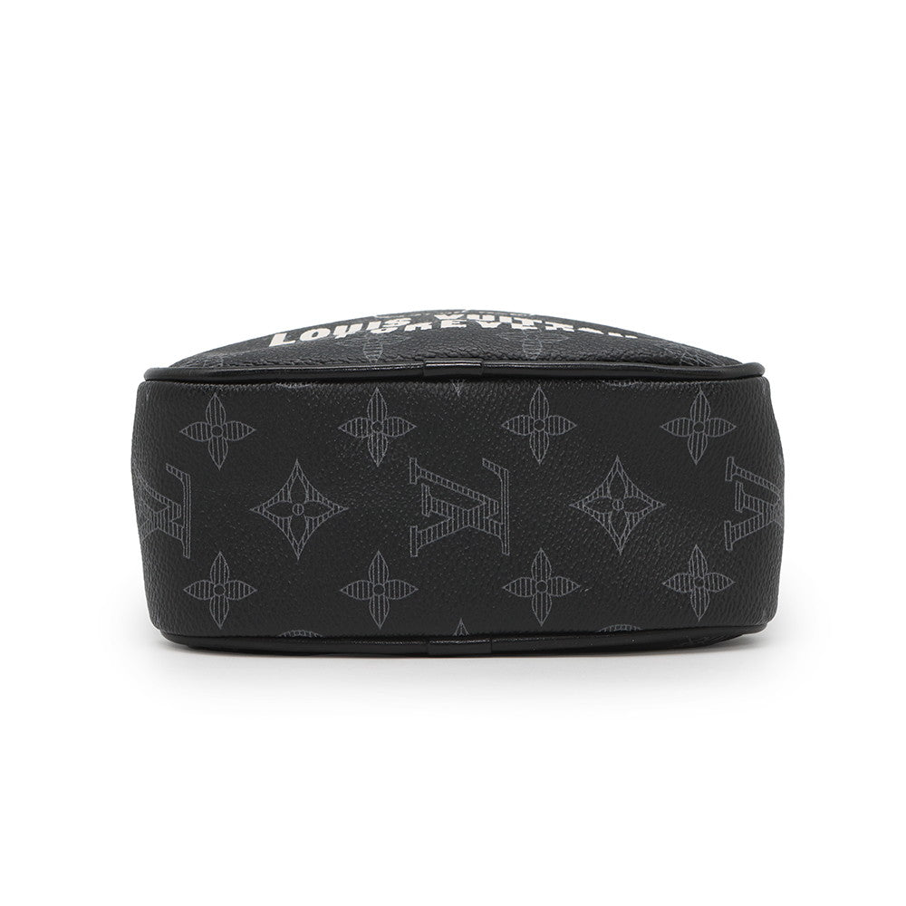 LOUIS VUITTON Danube Noir/KhakiM43677 Monogram Eclipse Vivienne Size PM