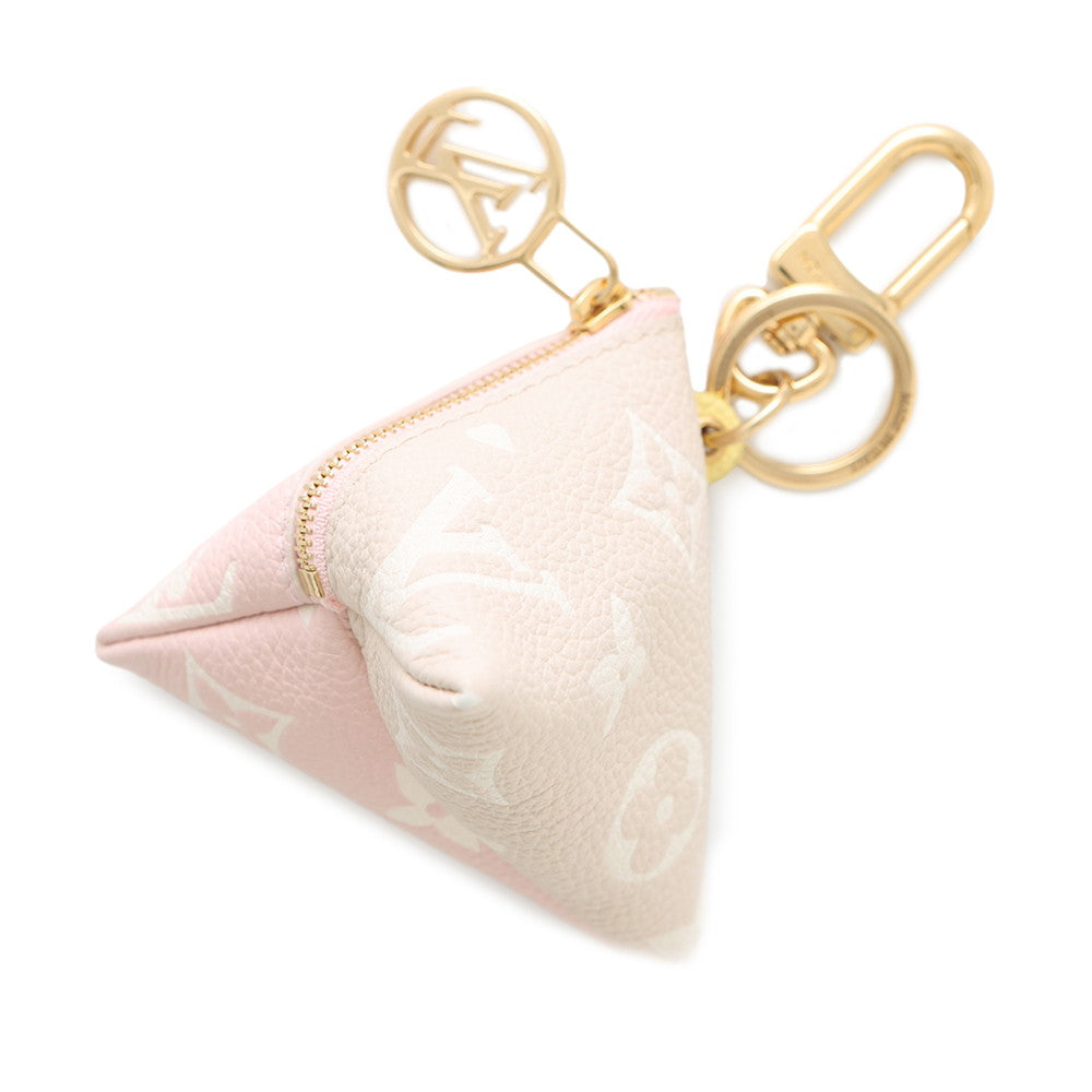 LOUIS VUITTON Bellungo Pouch Pink/BeigeM00669 Monogram Empreinte Leather