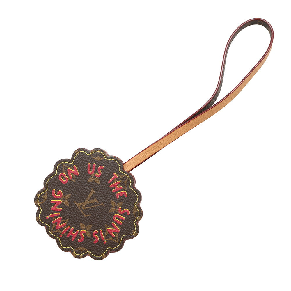 LOUIS VUITTON Bag Charm?LV Sun YellowM02550 Monogram
