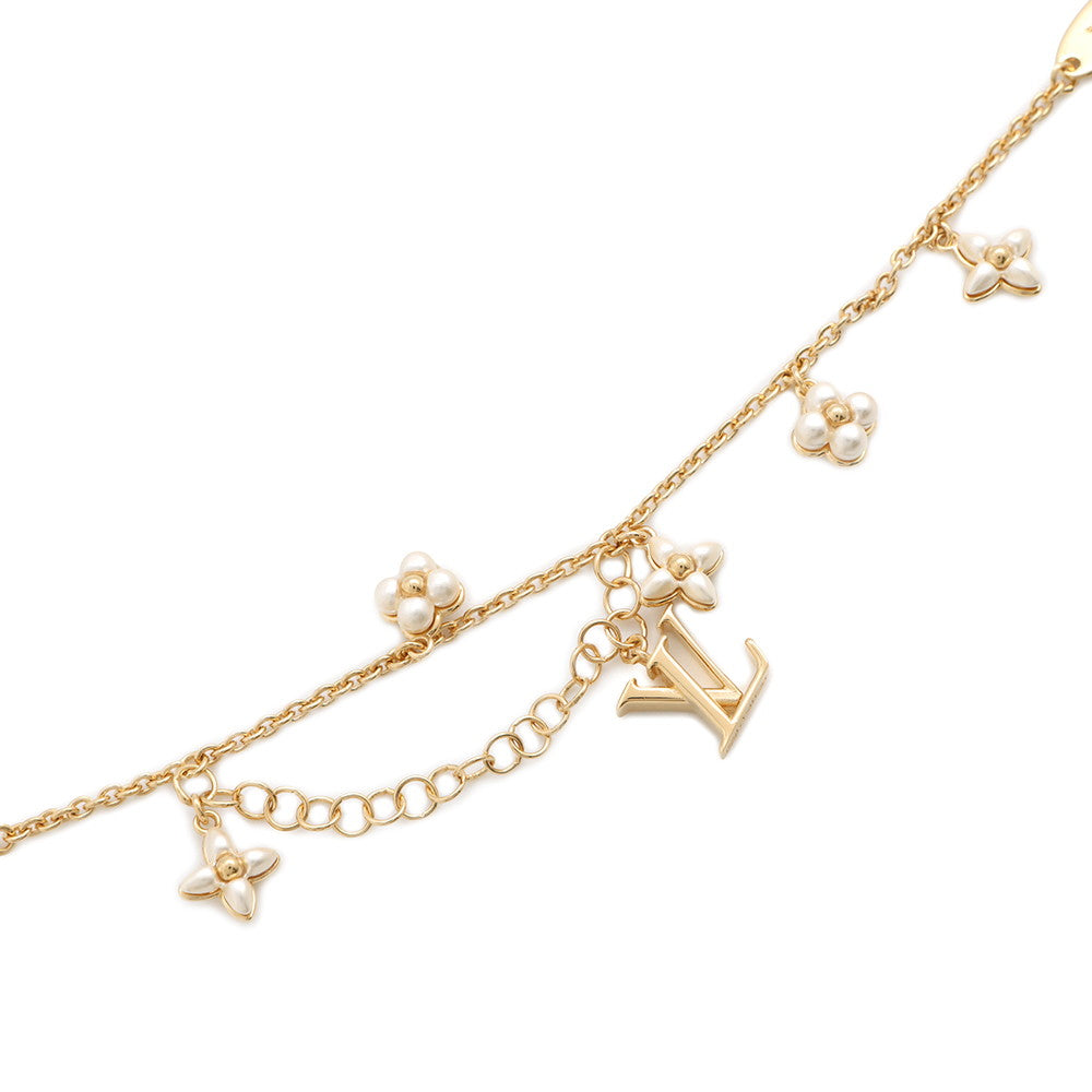 LOUIS VUITTON Bracelet?LV Flora Gram BlancM0940A Metal Beads