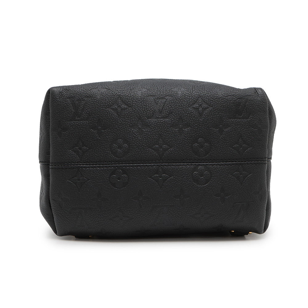 Luxury Women's Handbag | LOUIS VUITTON Montsouris NoirM45205 Monogram Empreinte Leather Size PM