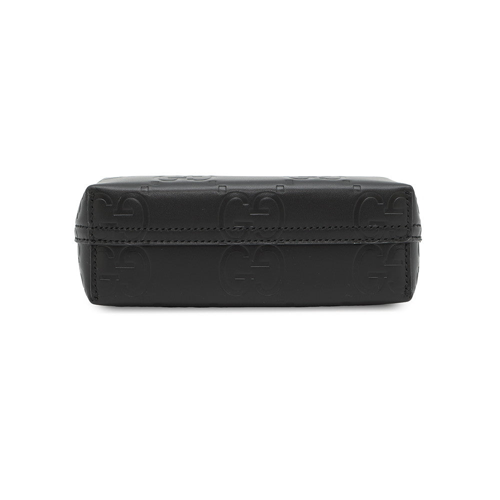 GUCCI GG Super Mini Bag Black790133 Leather