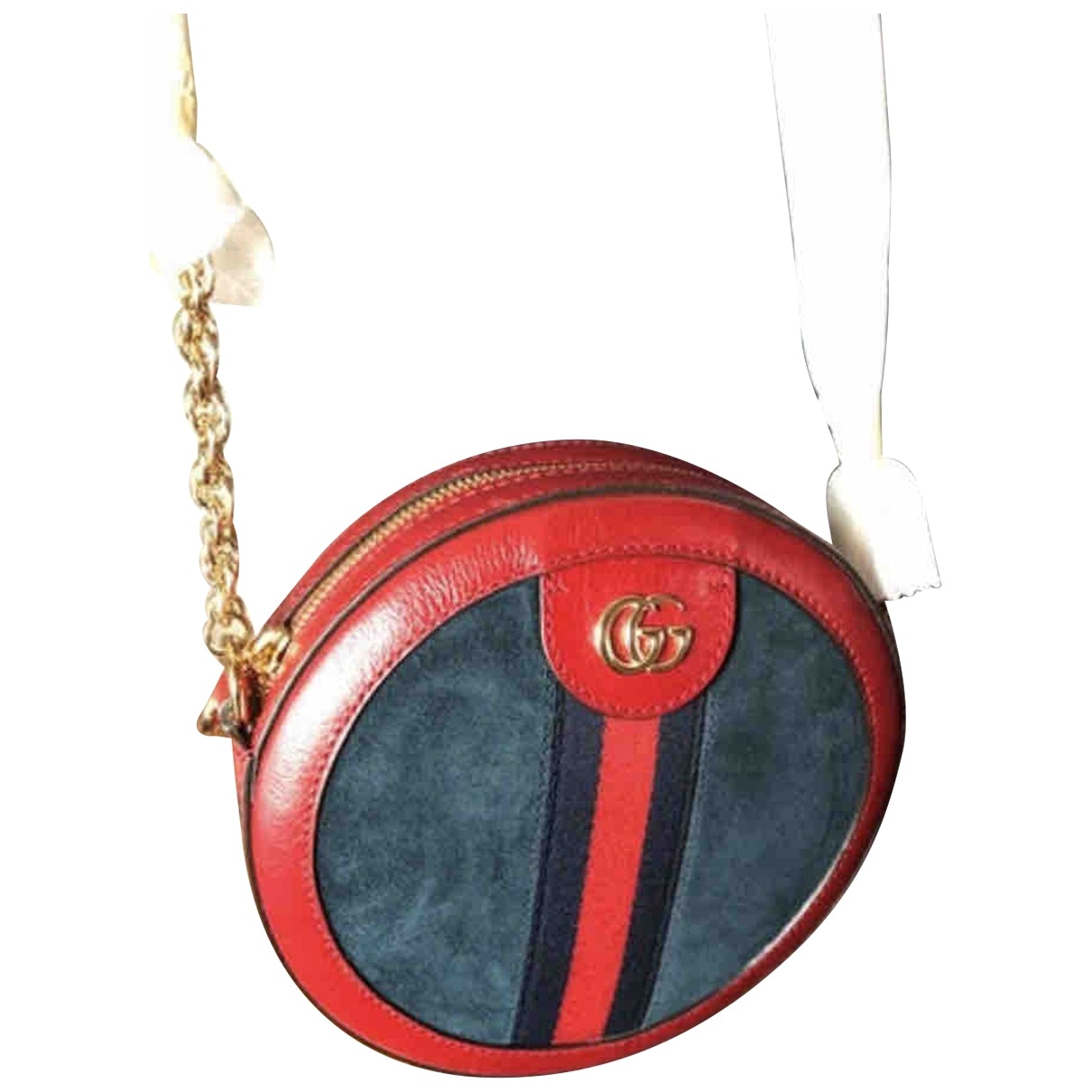 Gucci ophidia multicolour suede handbag