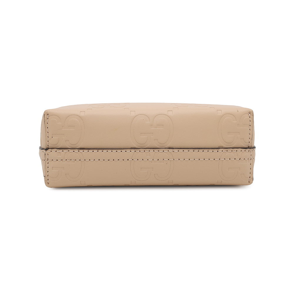 GUCCI GG Super Mini Bag Beige790133 Leather