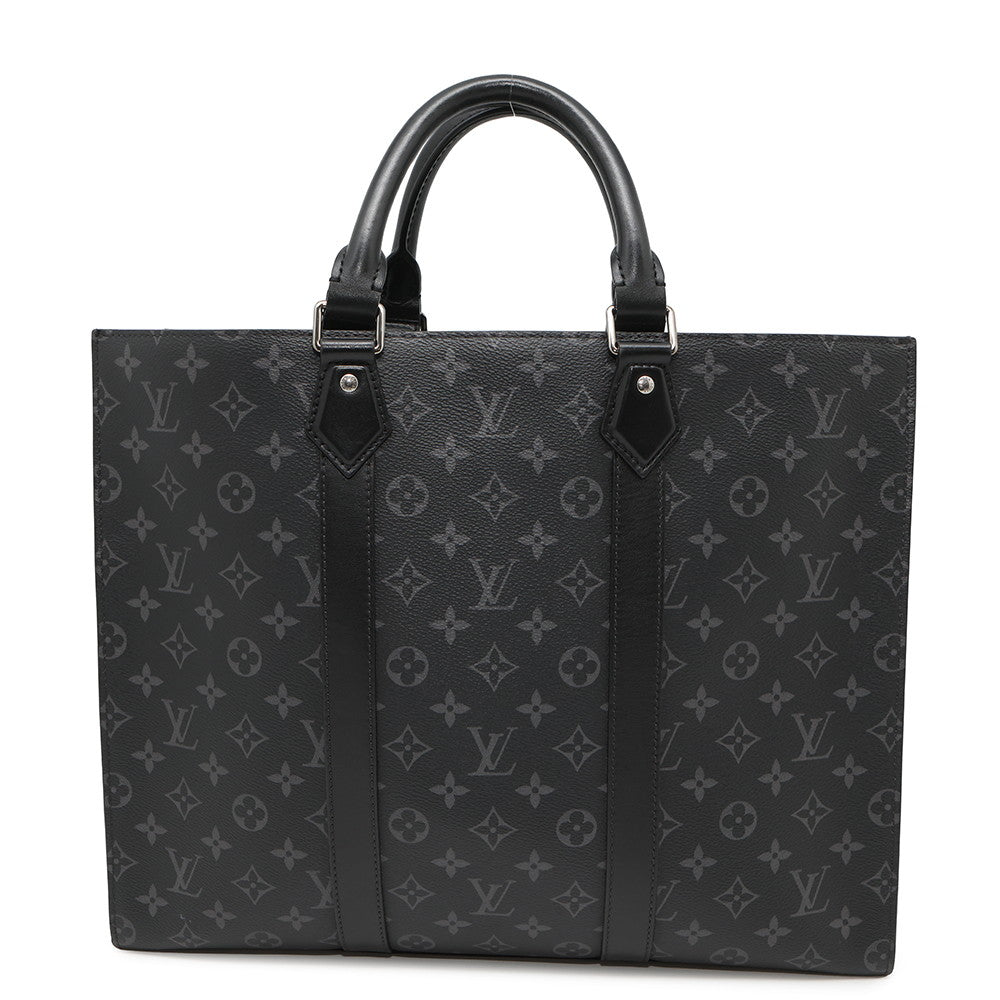 LOUIS VUITTON Sac Plat NoirM47059 Monogram Eclipse