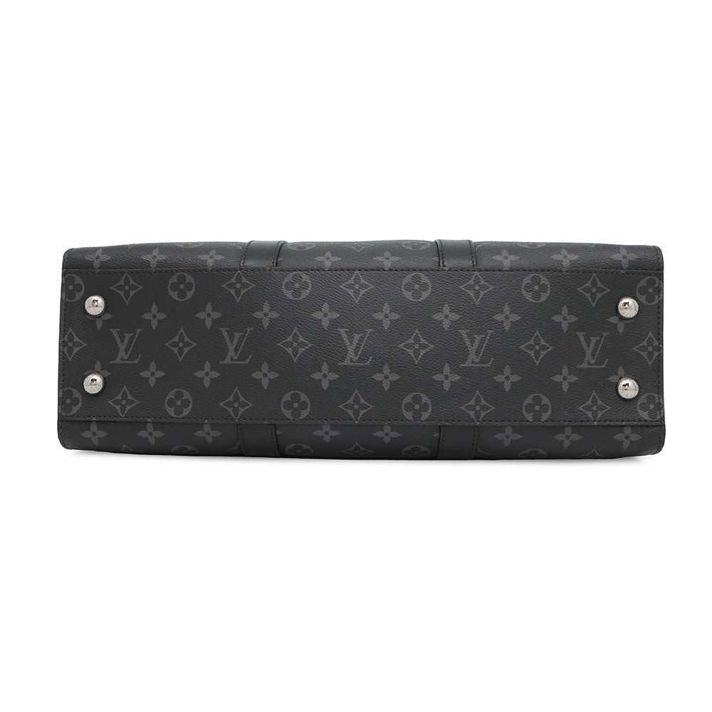 LOUIS VUITTON Sac Plat NoirM47059 Monogram Eclipse