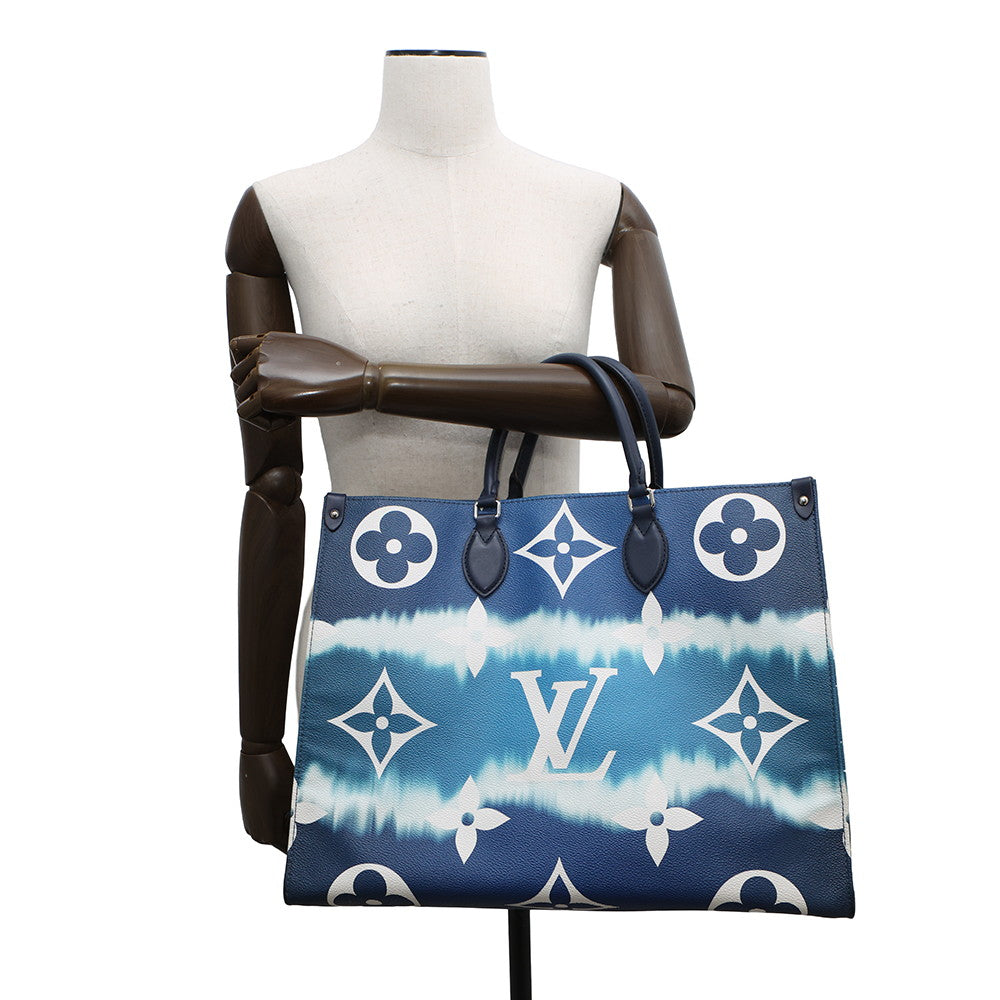 LOUIS VUITTON Onthego BlueM45120 Monogram LV Escale Size GM