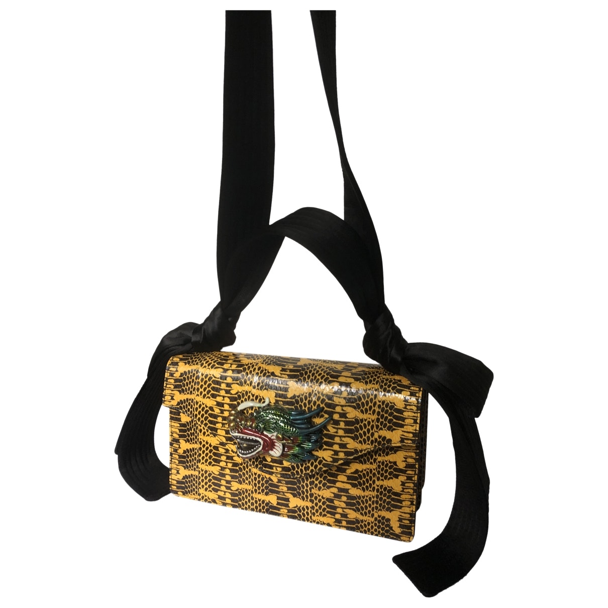 Gucci naga multicolour leather handbag