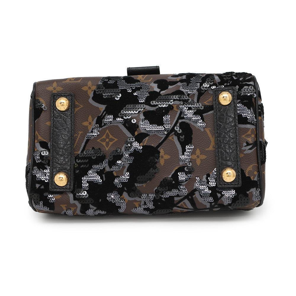 LOUIS VUITTON carrol Brown/NoirM40434 Monogram Fleur de Jae