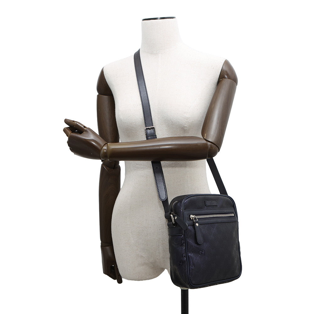 GUCCI ?GG Imprime Shoulder Blue233268 GG Imprime Leather