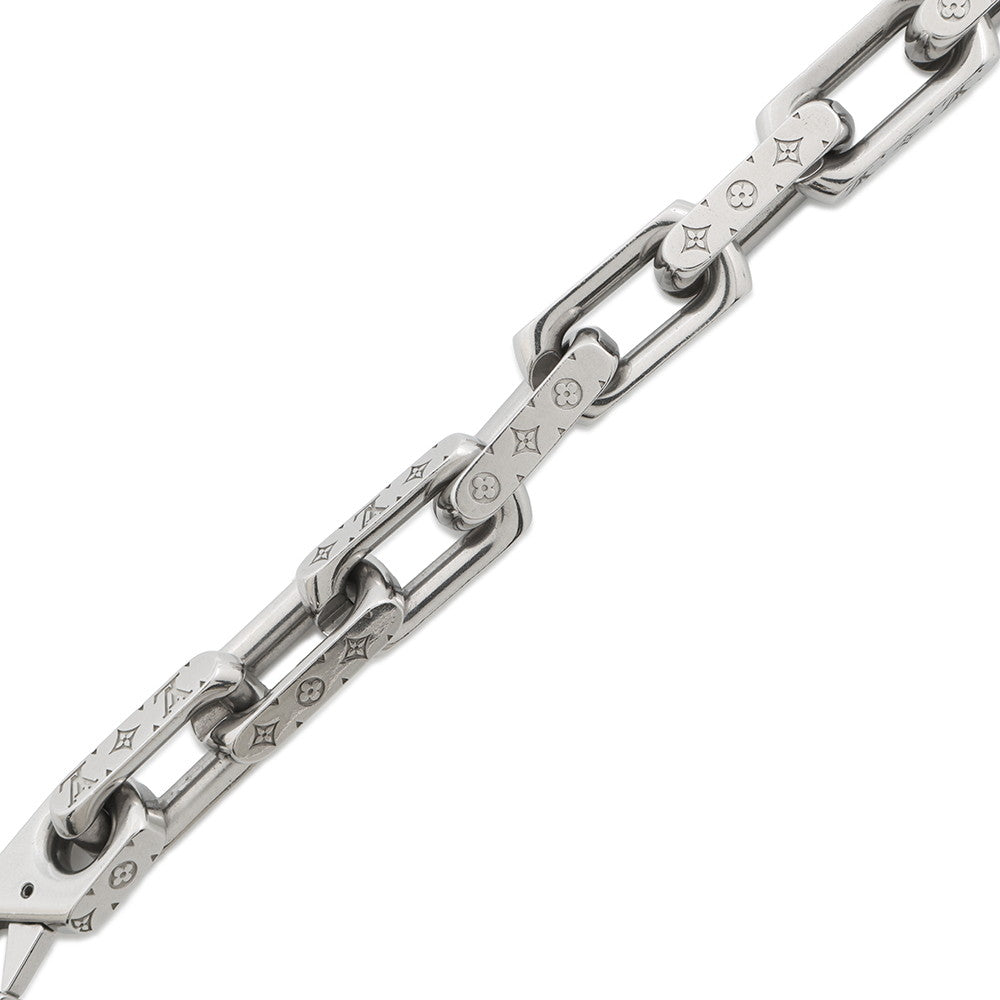 LOUIS VUITTON Bracelet?Monogram Chain SilverM00309 Metal