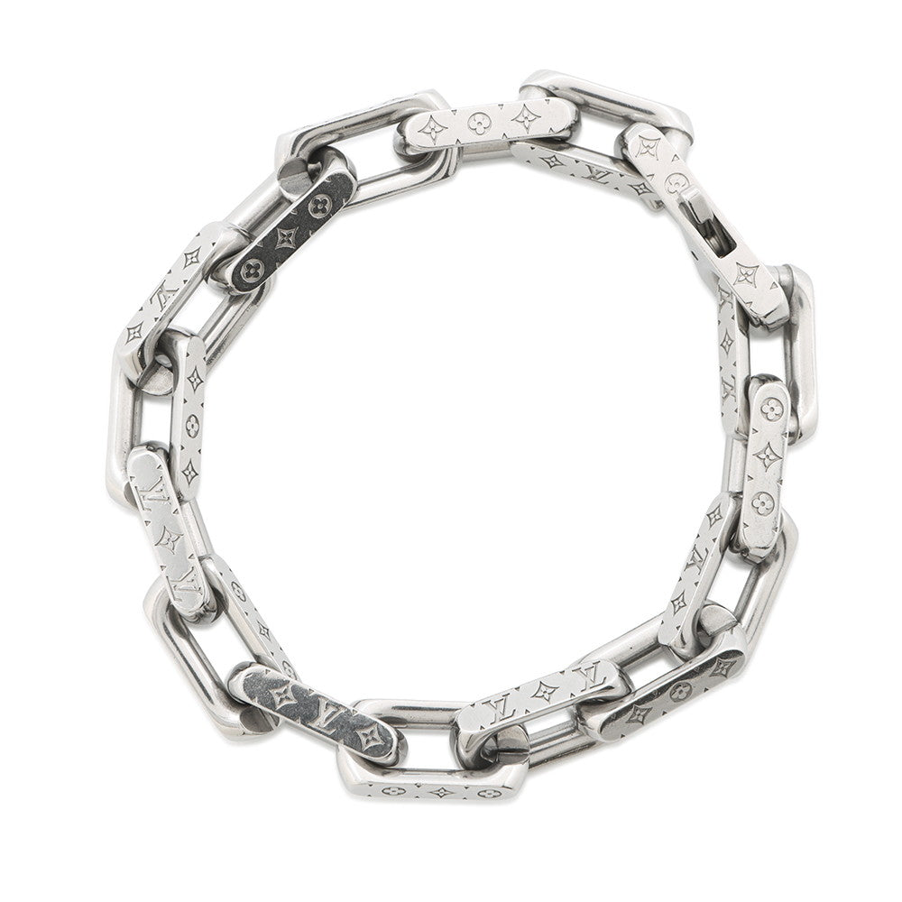 LOUIS VUITTON Bracelet?Monogram Chain SilverM00309 Metal