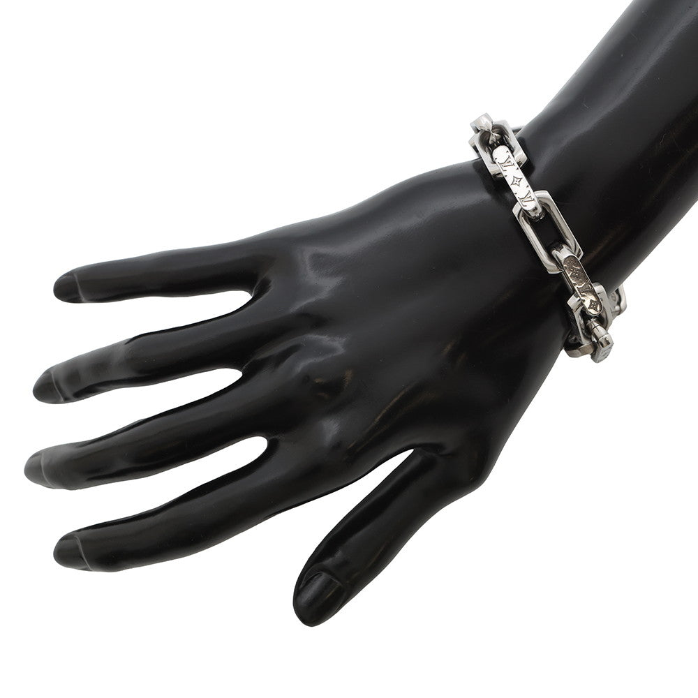 LOUIS VUITTON Bracelet?Monogram Chain SilverM00309 Metal