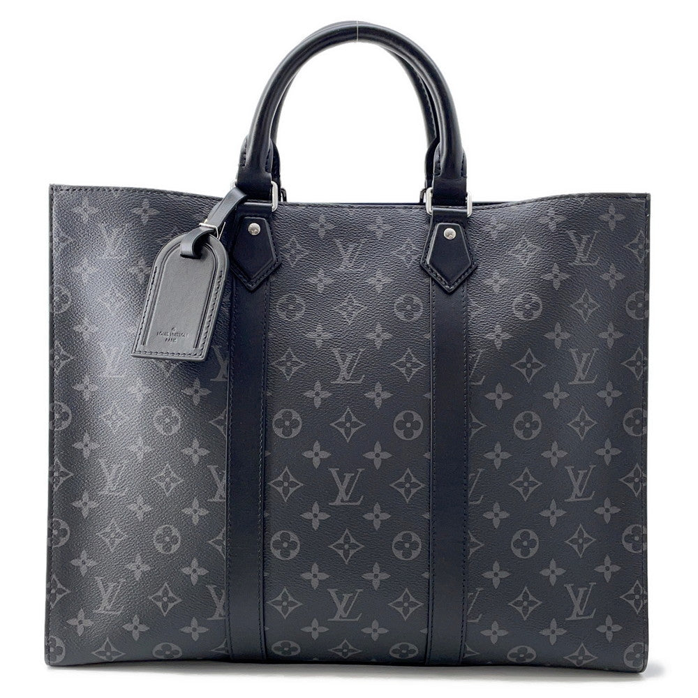 LOUIS VUITTON Sac Plat BlackM47059 Monogram Eclipse