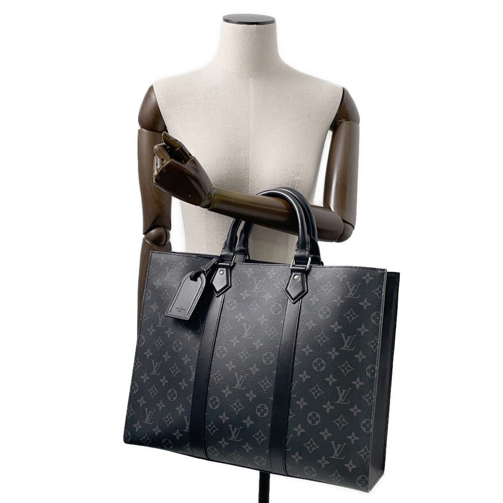 LOUIS VUITTON Sac Plat BlackM47059 Monogram Eclipse