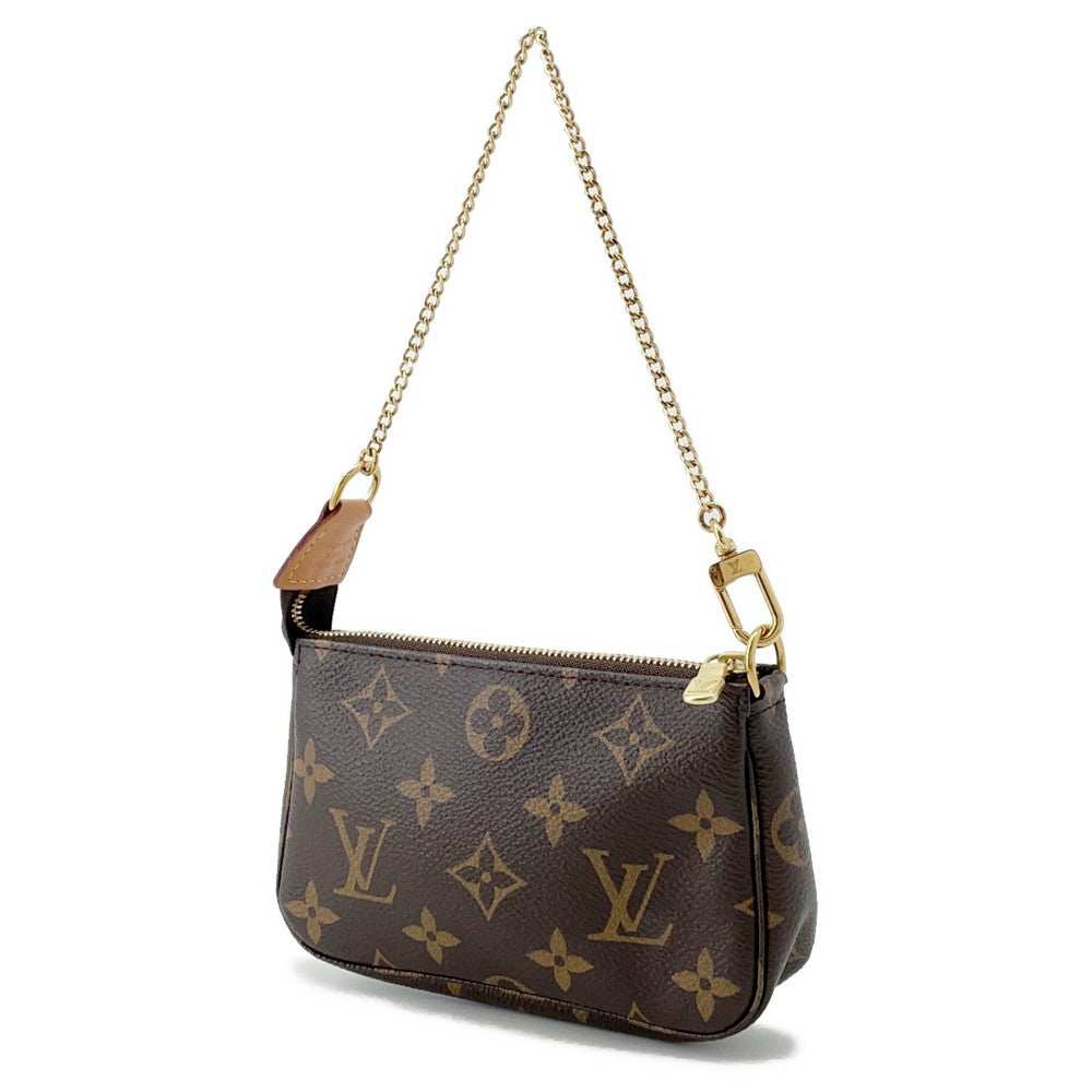 Designer Women's Crossbody Bag | LOUIS VUITTON Mini Pochette Accessoires BrownM58009 Monogram