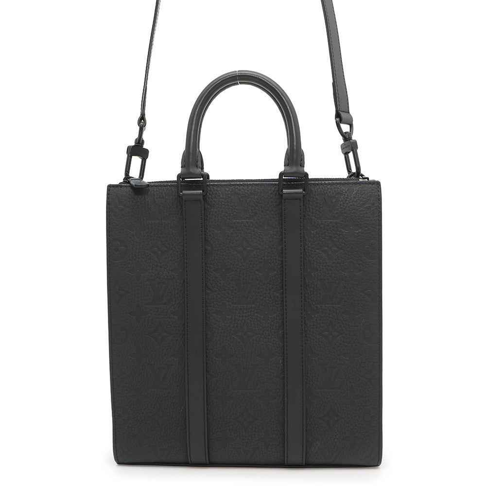 LOUIS VUITTON Sac Plat NoirM21884 Monogram?Taurillon