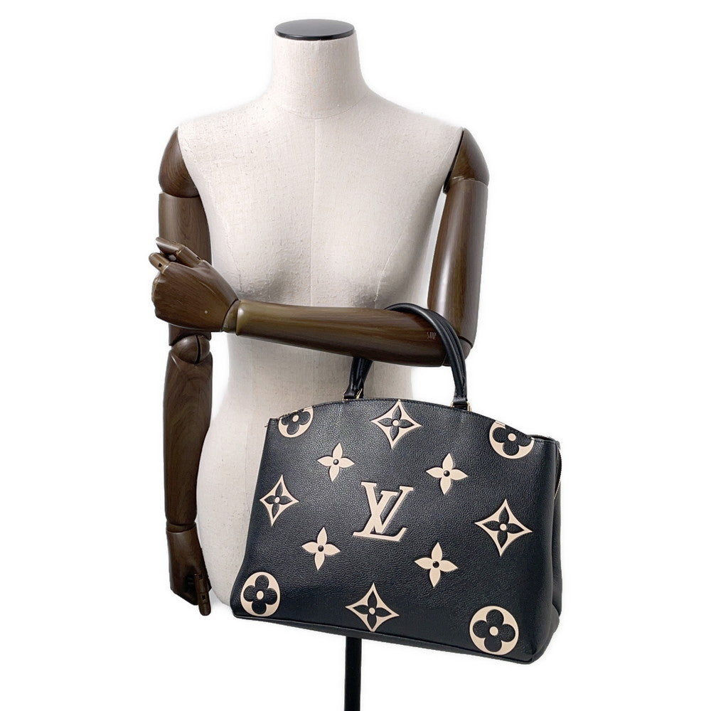 LOUIS VUITTON Grand Palais Noir/BeigeM45842 Monogram?Amplan Size MM