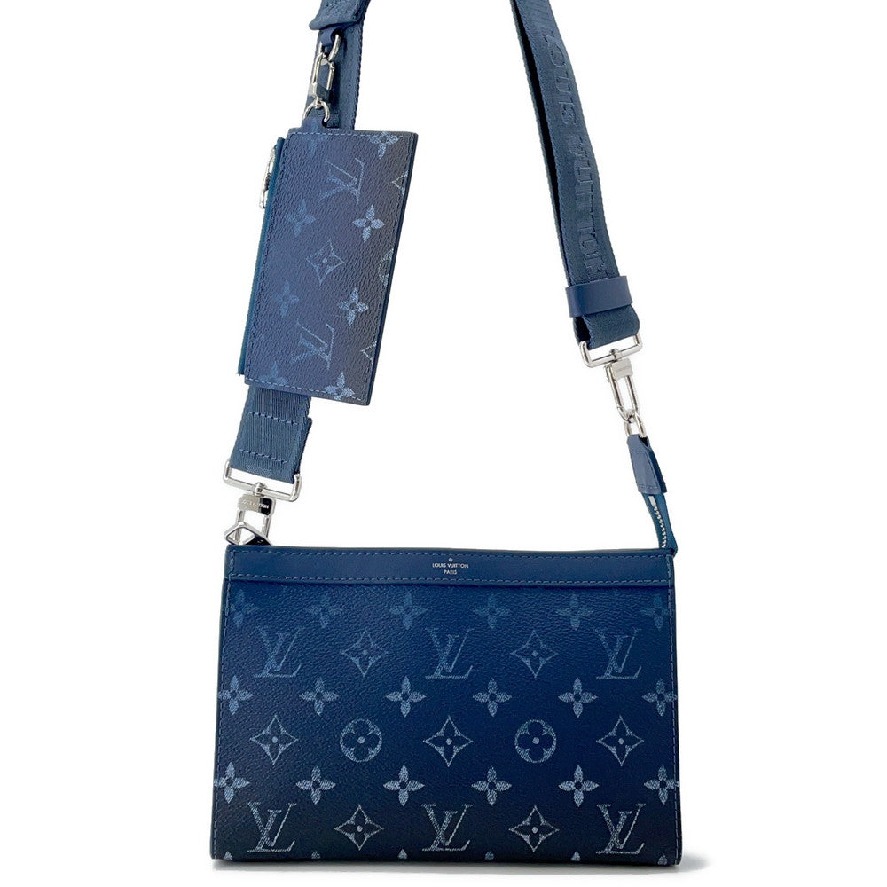 LOUIS VUITTON gaston wearable wallet Navy BlueM11544 Monogram/Gradient