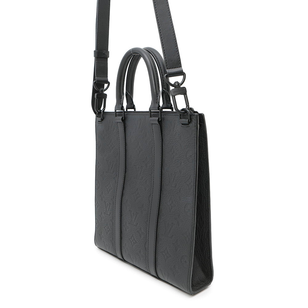 LOUIS VUITTON Sac Plat BlackM59960 Monogram?Taurillon