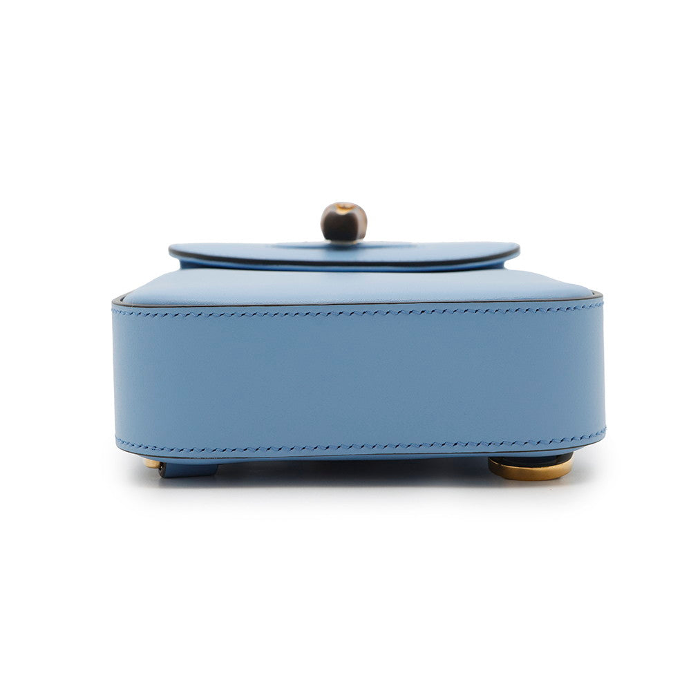 GUCCI 3WAYShoulder Bag Light Blue702106 Bamboo Leather