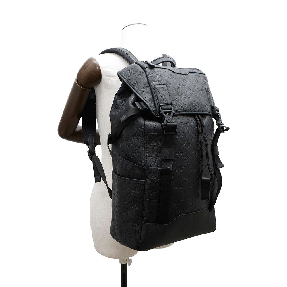 LOUIS VUITTON Good Away Backpack BlackM24776 Monogram Shadow
