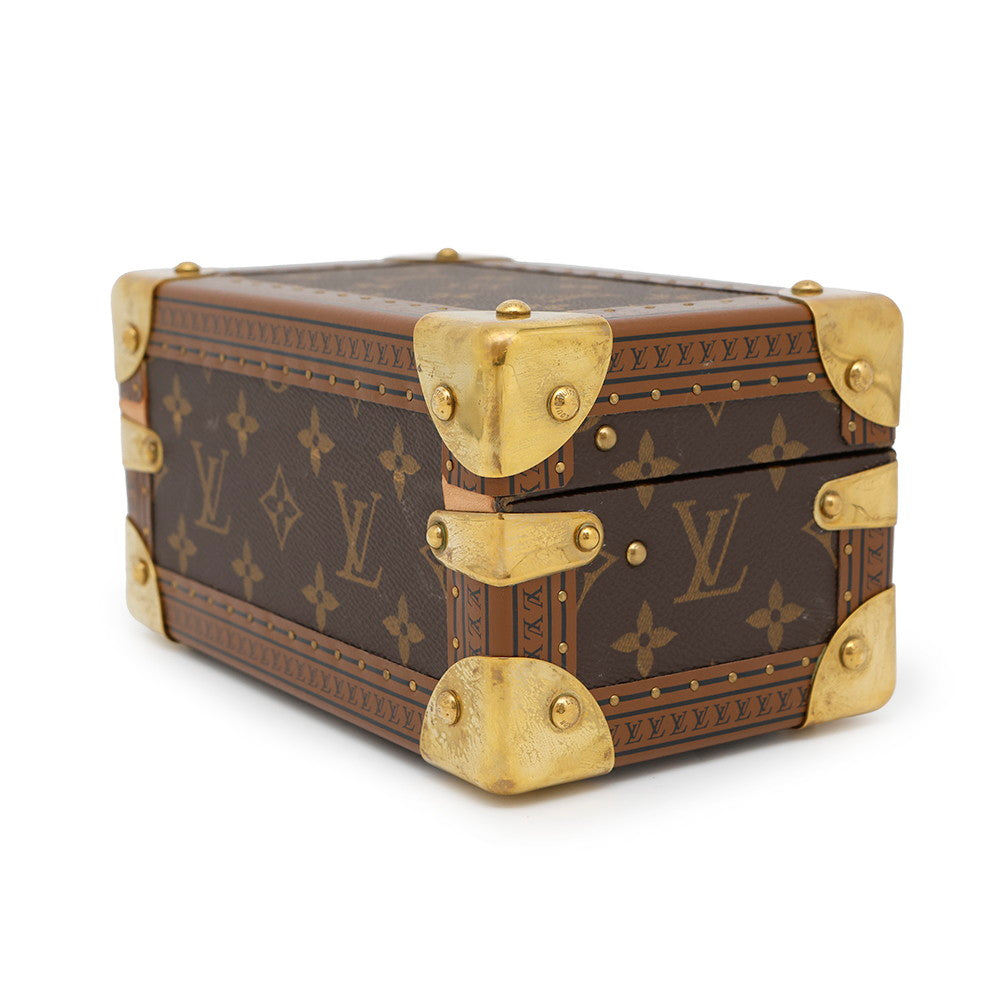LOUIS VUITTON Coffret Tresor BeigeM47004 Monogram Size 20